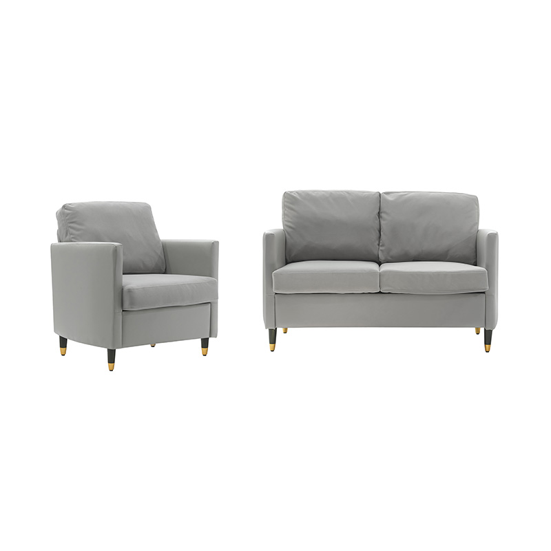 Sofa Kulit Patchwork Sederhana
