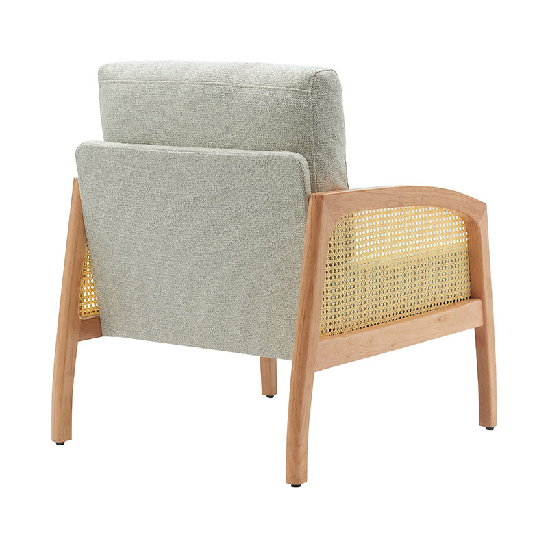 Sofa Linen Sandaran Tangan Rotan